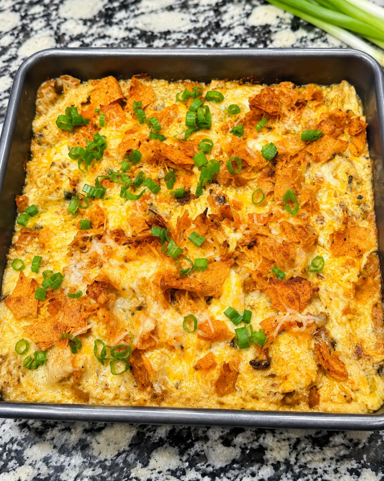High-Protein Crack Chicken Crunch Bake