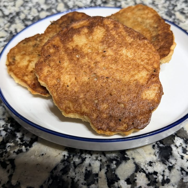 Crispy Air- Fried High Protein Potatoe Cakes