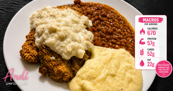 High Protein Country Fried Steak