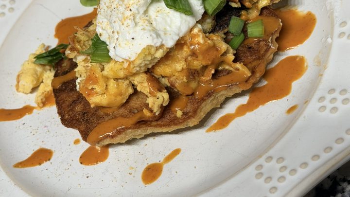 high-protein potato cakes
