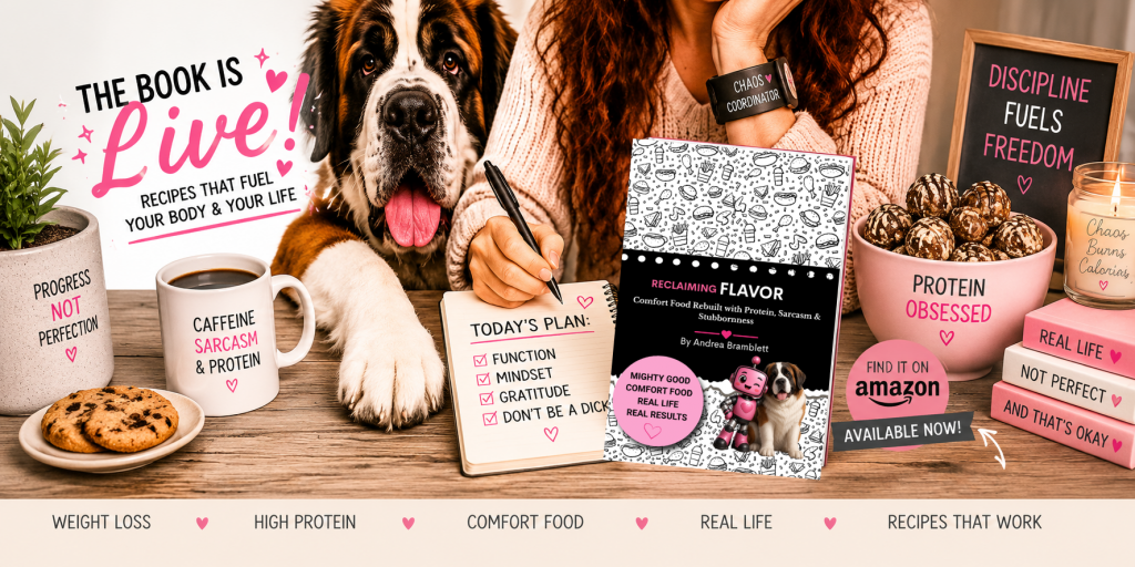 Reclaiming Flavor: comfort food cookbook by Andrea Bramblett (andi Unfiltered