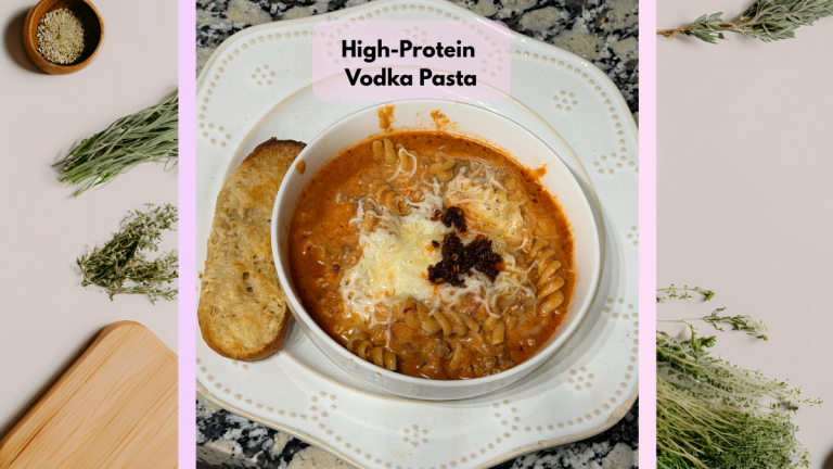 high-protein vodka pasta