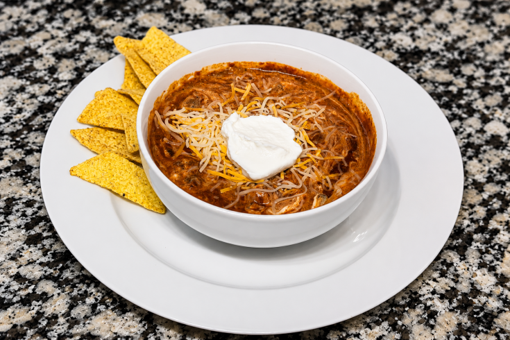 High Protein Chili Skillet Dip (A Chili's Inspired Recipe)